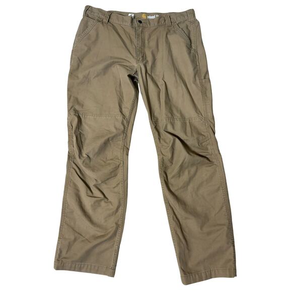 Carhartt Rugged Full Swing Relaxed Fit Dungarees Work Pants for Men, Size 36/32 - Picture 1 of 4